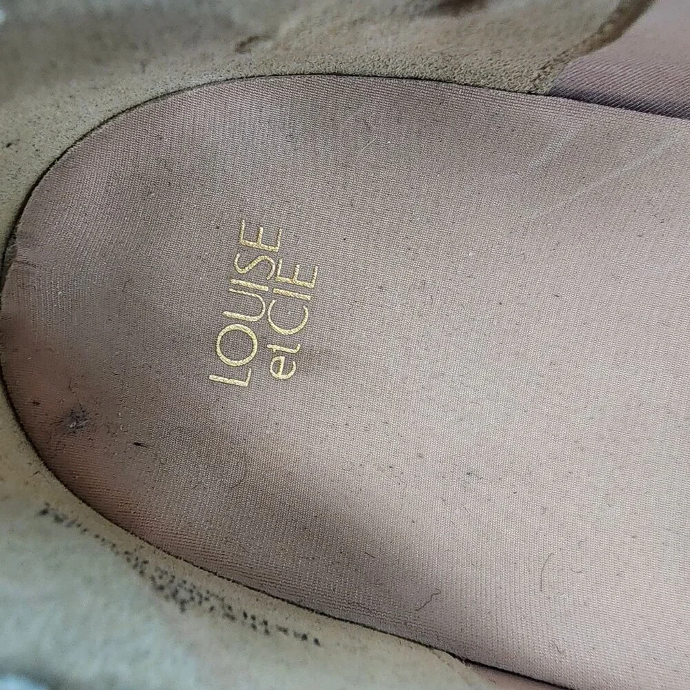 Louise et Cie Shoes Womens Size 8 Calum Cream Crochet Espadrille Flats *GUC*